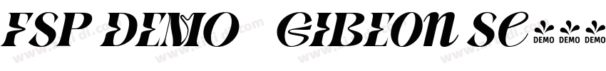 FSP DEMO   GIBEon Se字体转换